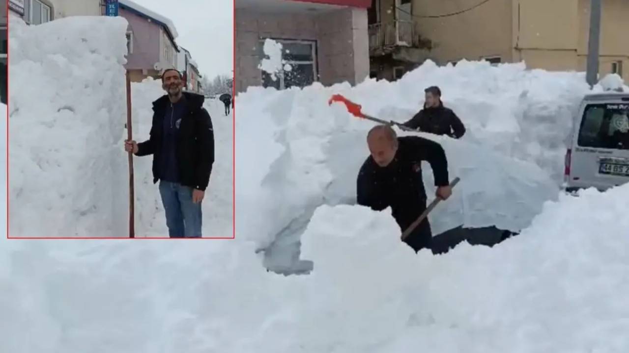 Görüntü Ovacık’tan: İki Gündür Aralıksız Yağan Kar İlçeyi Beyaza Bürüdü